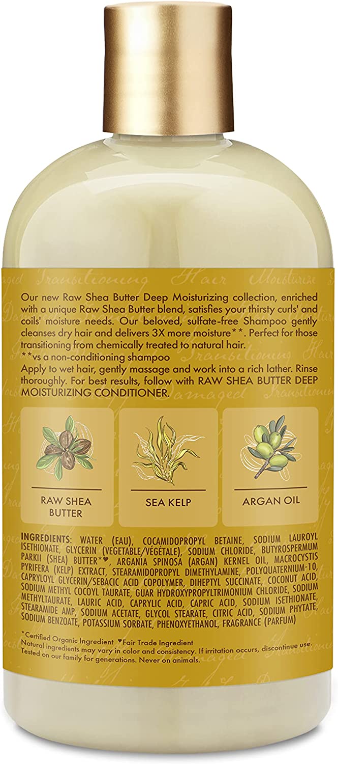 Shea Moisture - Raw Shea Butter Deep Moisturizing Shampoo 13oz - MeStore - Shea Moisture