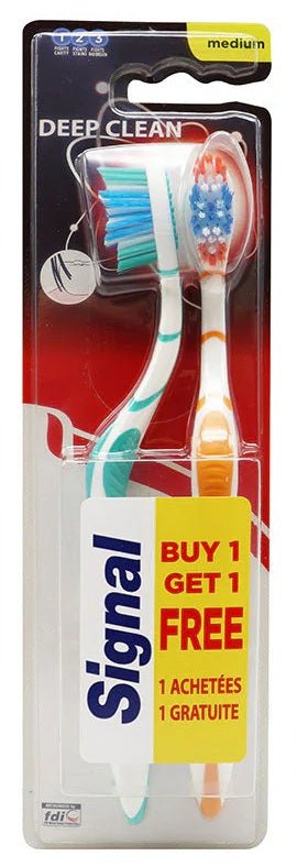 Signal Toothbrush Twin Deep Clean Medium - MeStore - Signal