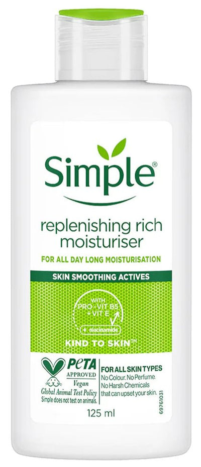 Simple Replenish Rich Moisturiser 125Ml - MeStore - Simple