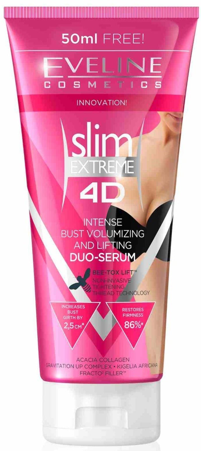 Slim Extreme 4d Intense Bust Volumizing And Lifting Duo - serum 200ml - MeStore - Eveline