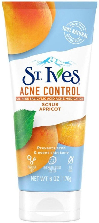 St. Ives Acne Control, Apricot Scrub 6 oz - MeStore - St Ives