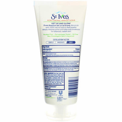 St. Ives Acne Control, Apricot Scrub 6 oz - MeStore - St Ives