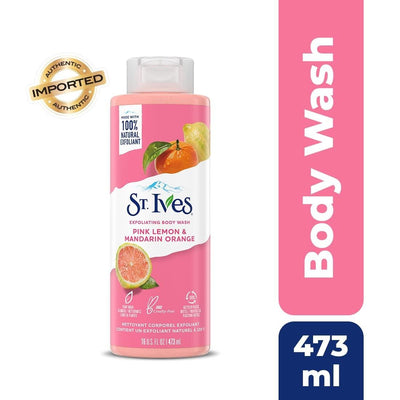 St. Ives Pink Lemon & Mandarin Orange Exfoliating Body Wash 16oz - MeStore - St Ives