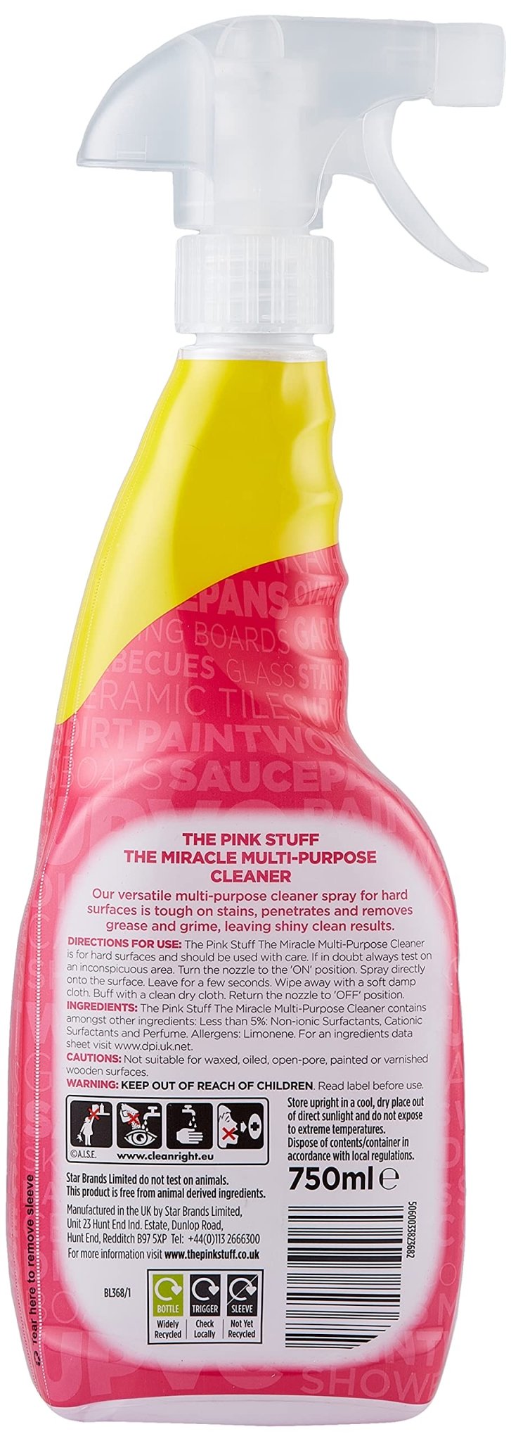 Stardrops Pink Stuff Multi - Purpose Cleaner 750ml - MeStore - Stardrops