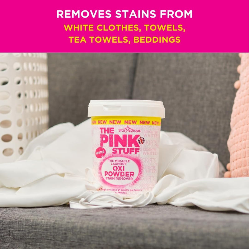 Stardrops Pink Stuff Stain Remover Powder for Whites 1kg - MeStore - Stardrops