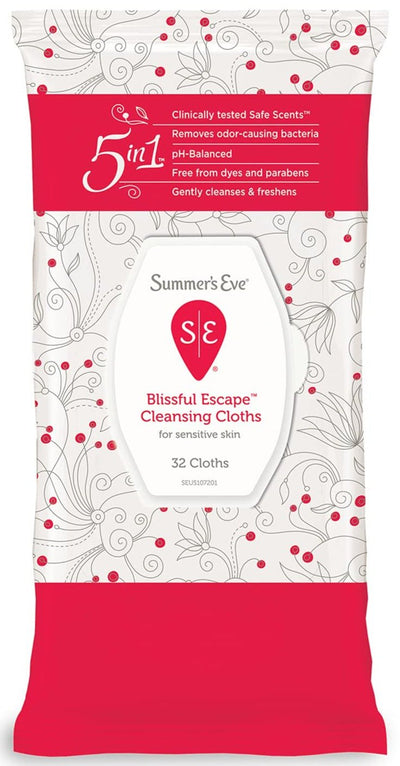 Summer's Eve Blissful Escape Cleansing Cloths - 32ct - MeStore - Summer's Eve