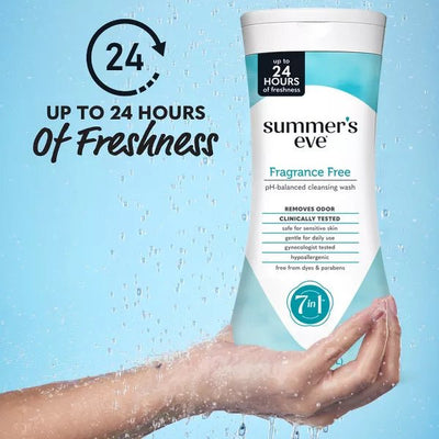 Summer's Eve Cleansing Wash, Fragrance Free, 15 Fl Oz - MeStore - Summer's Eve