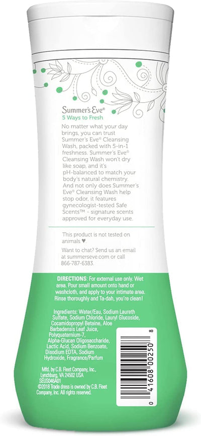 Summer's Eve Feminine Cleansing Wash - Aloe Love 15 Fl Oz - MeStore - Summer's Eve