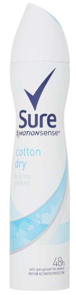 Sure Spray 250Ml Cotton Dry - MeStore - Sure