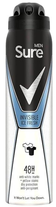 Sure Spray 250Ml Invisible Ice Fresh - MeStore - Sure