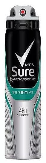 Sure Spray 250Ml Sensitive For Men - MeStore - Sure