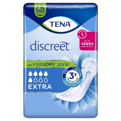 TENA Discreet Extra Incontinence Pads x 10 - MeStore - Tena