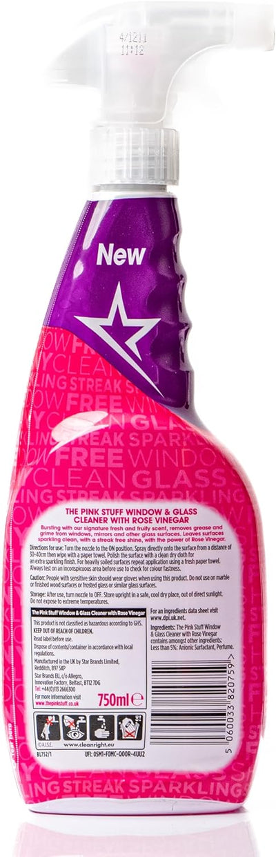 The Pink Stuff Rose Vinegar 750ml - MeStore - Stardrops