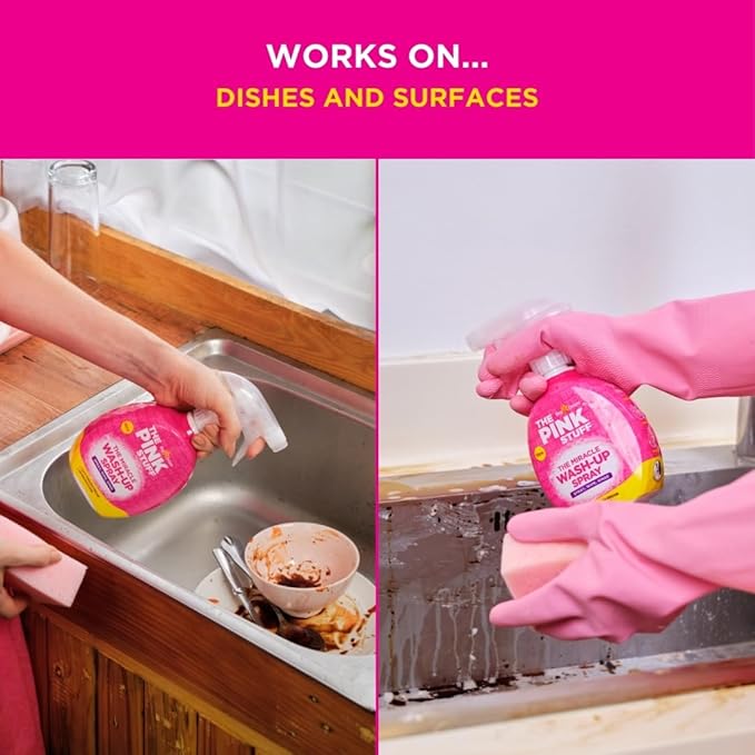 The Pink Stuff Wash Up Spray 500ml - MeStore - Stardrops