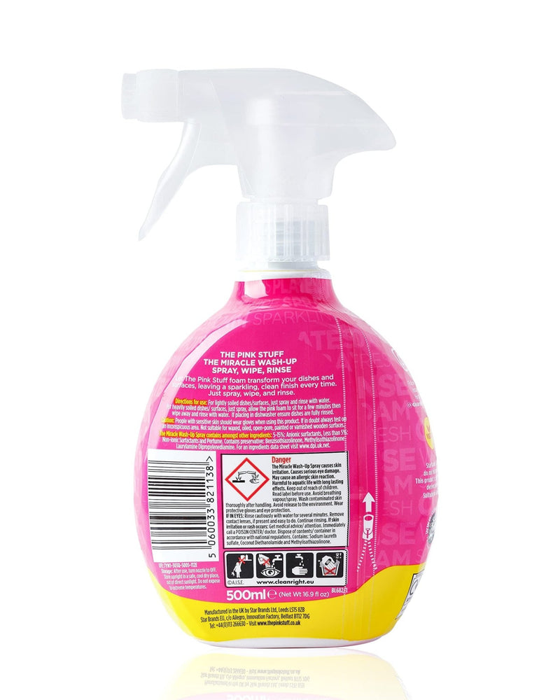 The Pink Stuff Wash Up Spray 500ml - MeStore - Stardrops