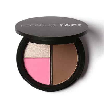 Three Colors Bronzer - 3# (fa - 20 - 3) - MeStore - Focallure