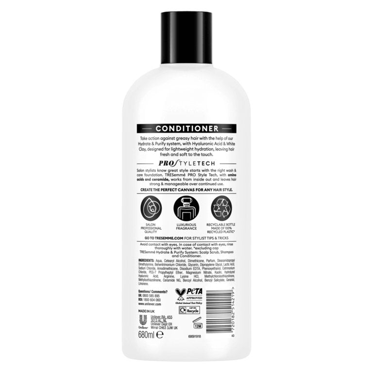 Tresemme Conditioner 680ml Hydrate & Purify - MeStore - Tresemme