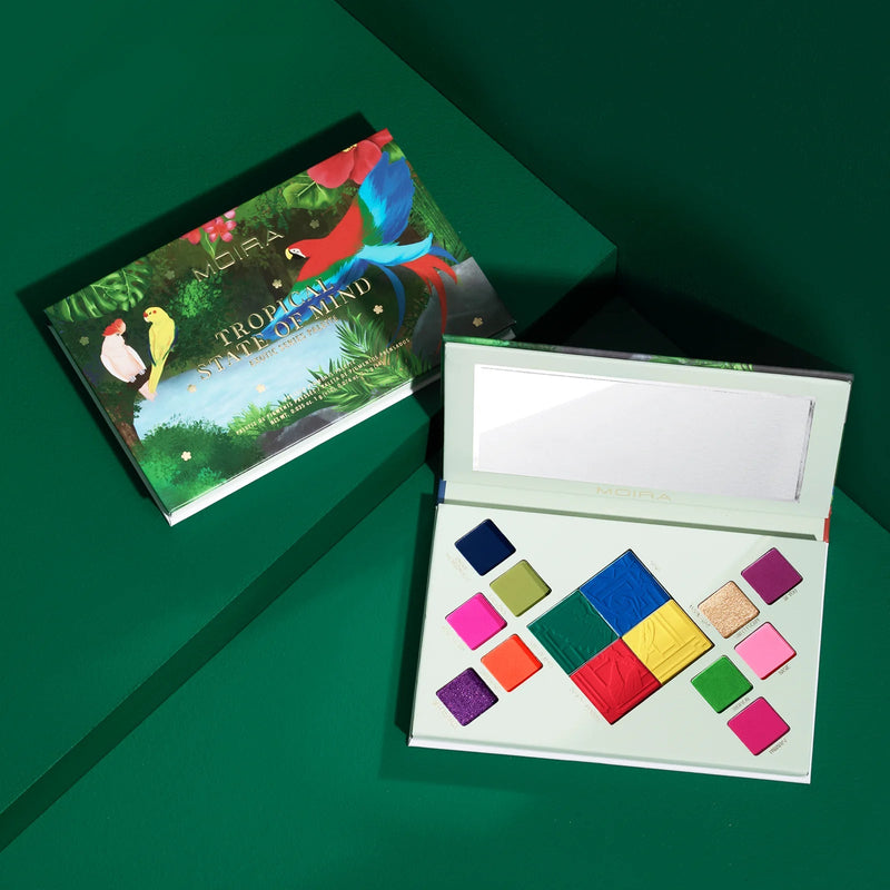 Tropical State Of Mind Pressed Pigment Eye Shadow Palette - MeStore - Moira Beauty