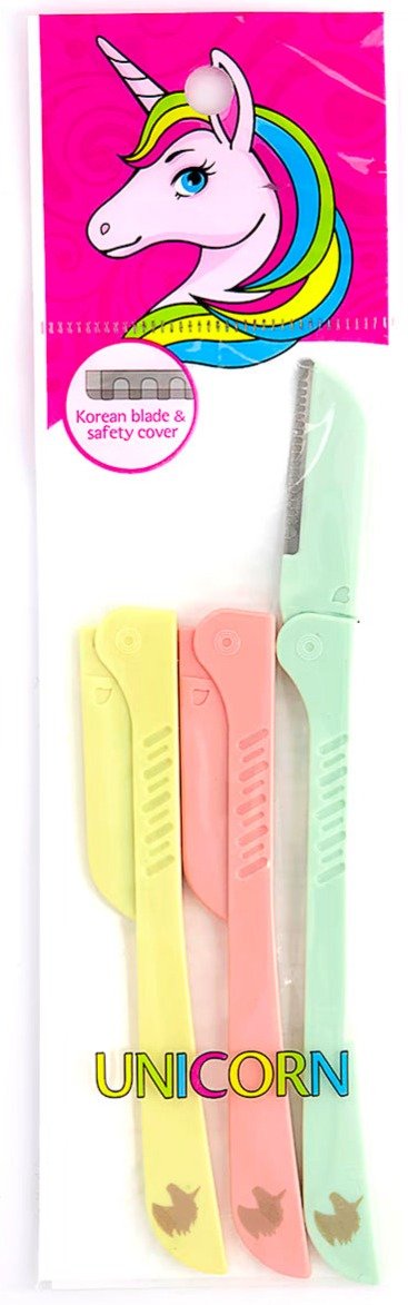 Unicorn Eyebrow Razor (3pcs) - MeStore - Unicorn