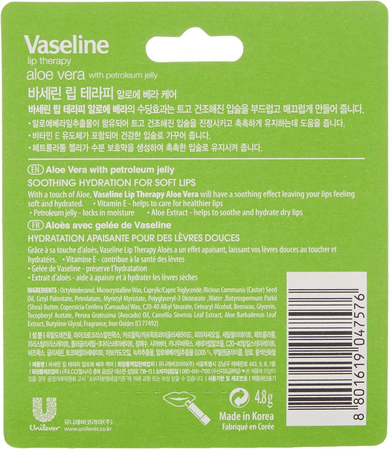 VASELINE CHAPSTICK (KOR) 4.8GM X 24 ALOE FRESH - MeStore - Vaseline