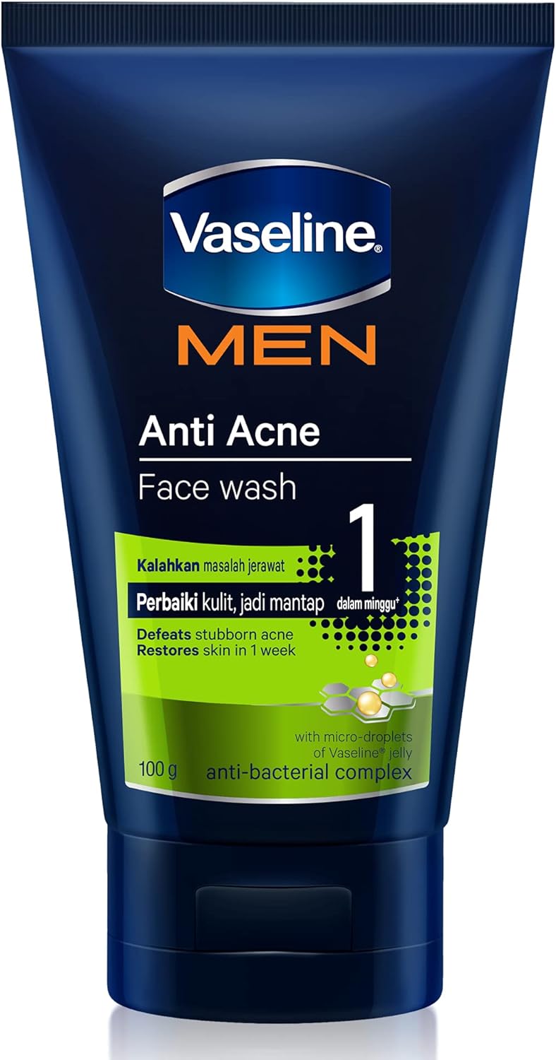 VASELINE FACEWASH (INDO) 100GM X 24 ANTI ACNE (M) - MeStore - Vaseline