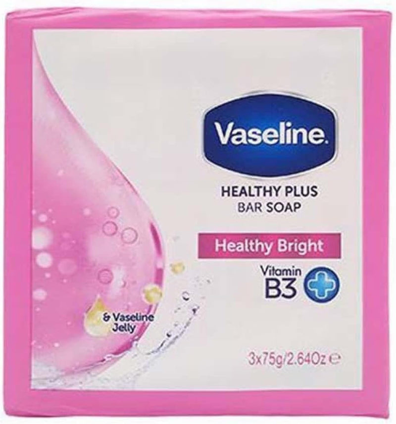 Vaseline Soap 3 Pack 75G Bright Vit B3 - MeStore - Vaseline