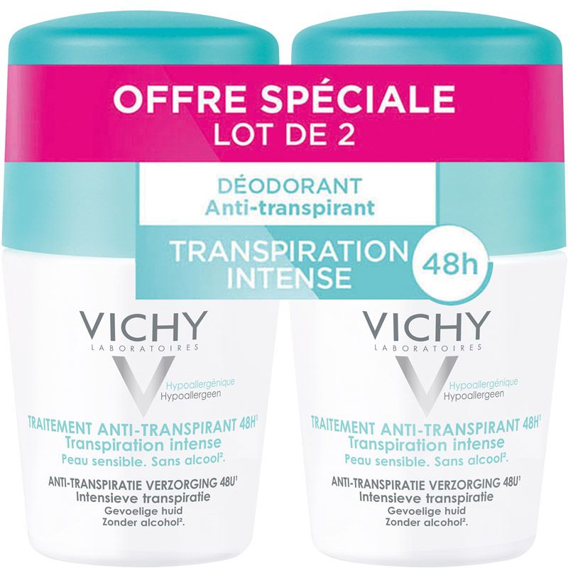 Vichy 48H Anti - perspirant Treatment 2 x 50ml - MeStore - VICHY