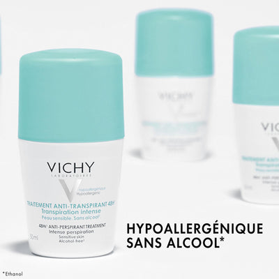 VICHY DEO 50ML 48H ANTI - TRANSP SENSITIVE ROLL - ON - MeStore - VICHY