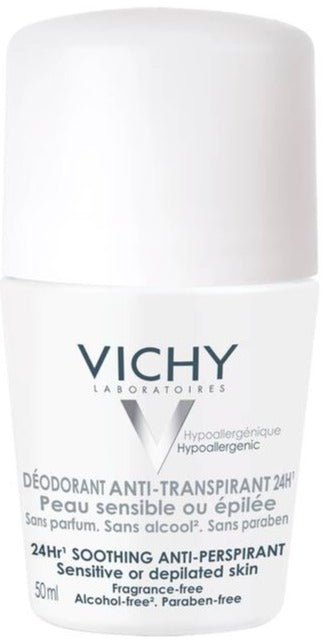 Vichy Deo Antiperspirant 48h Roll On White Cap - MeStore - VICHY