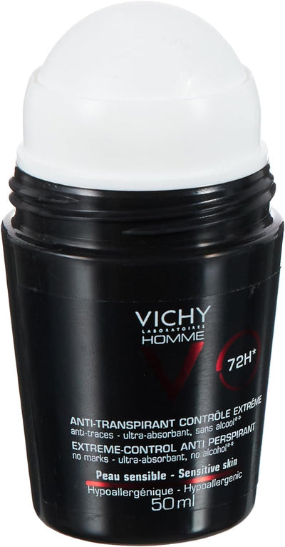 VICHY DEO ROLL 50ML ANTI TRANSPIRANT HOMME 72HR - MeStore - VICHY