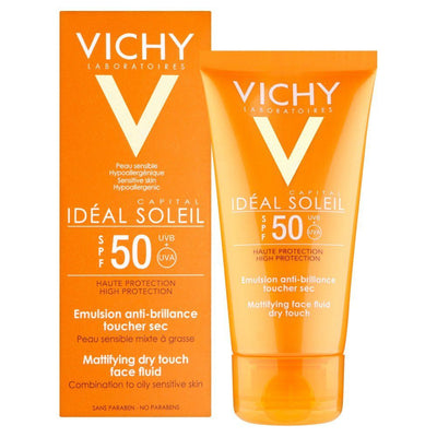 Vichy Ideal Soleil SPF50 Face Emulsion Dry Touch 50ml - MeStore - VICHY