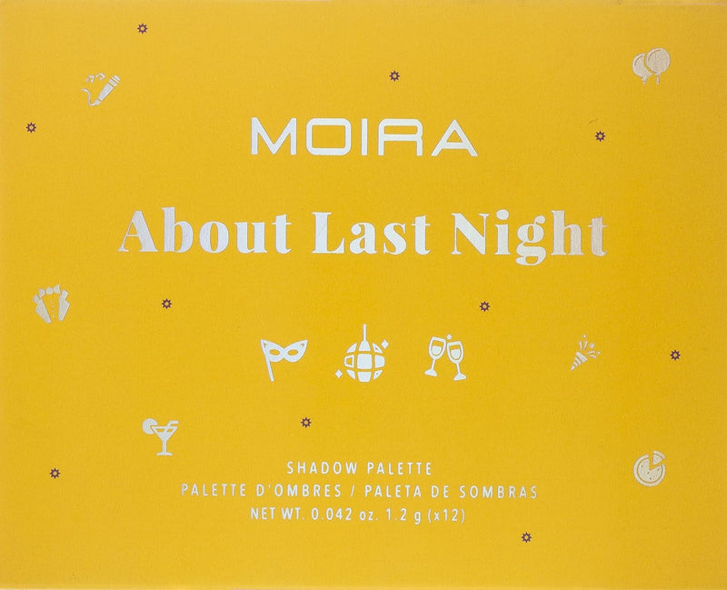 WEP003 - About Last Night Eyeshadow Palette - MeStore - Moira Beauty