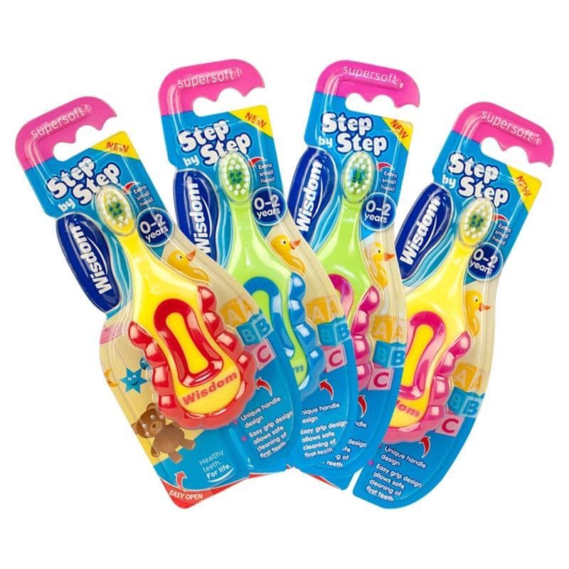 Wisdom Kids Step By Step 0 - 2 Years Toothbrush - MeStore - Wisdom