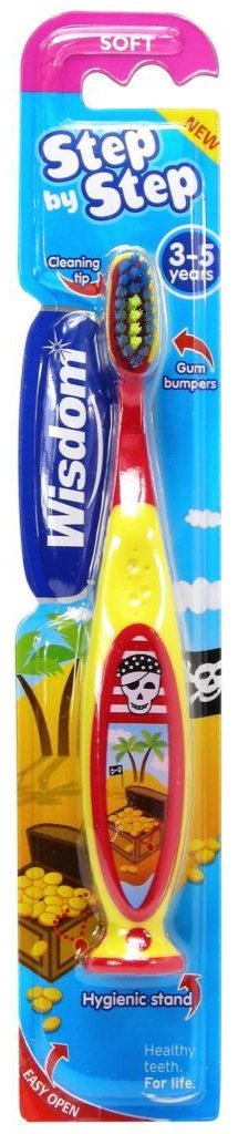 Wisdom Kids Step By Step 3 - 5 Years Toothbrush - MeStore - Wisdom