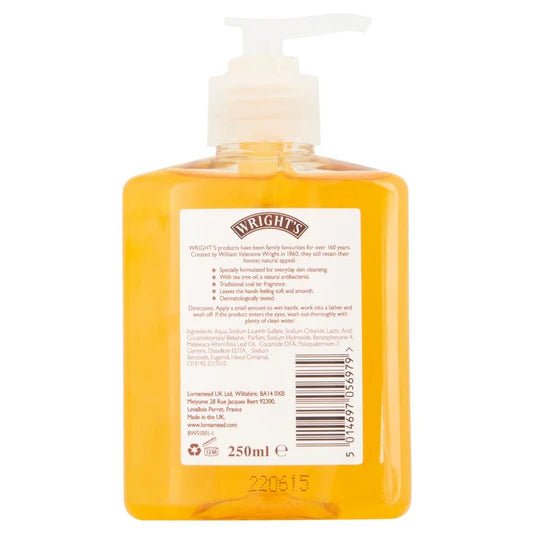 Wrights Coal Tar 250Ml Pump Soap - MeStore - Wrights