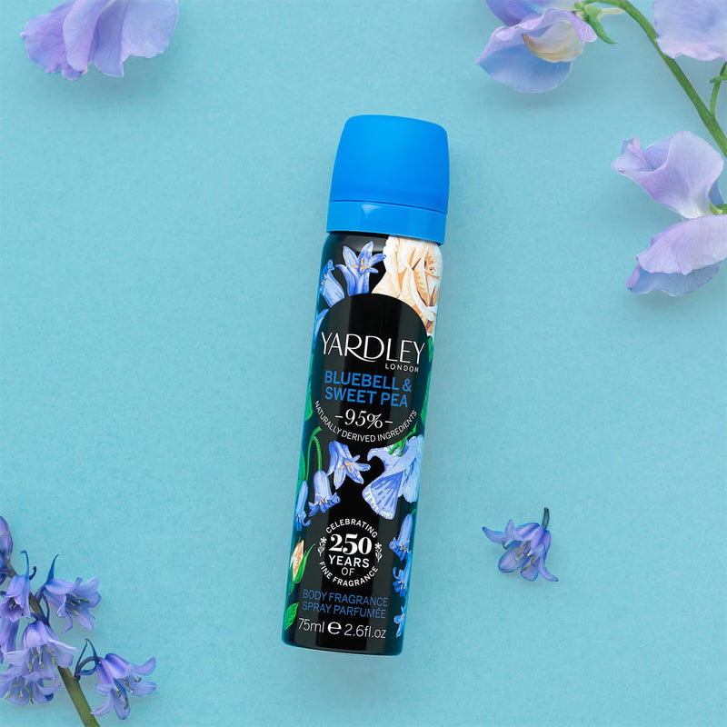 Yardley Body Spray 75Ml Bluebell & Sweetpea - MeStore - Yardley