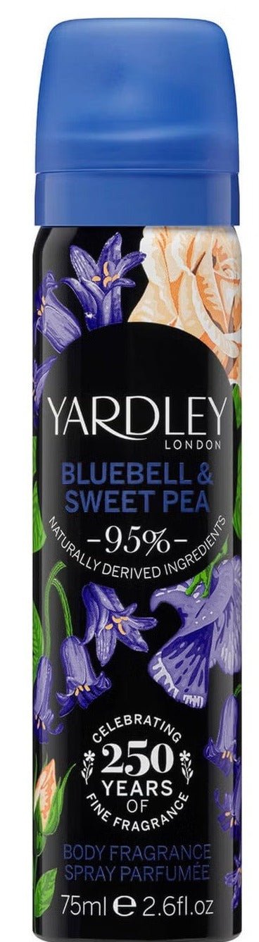 Yardley Body Spray 75Ml Bluebell & Sweetpea - MeStore - Yardley