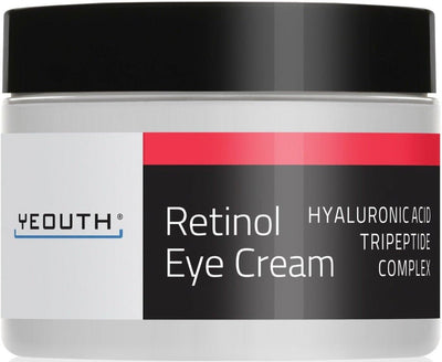 Yeouth 2.5% Retinol Eye Cream With Hyaluronicacid, Caffeine, Green Tea, 1oz - MeStore - Yeouth