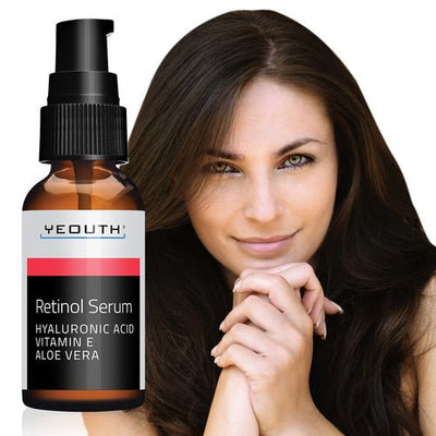 Yeouth 2.5% Retinol Serum With Hyaluronic Acid,vitamin E, Aloe Vera, 2oz - MeStore - Yeouth