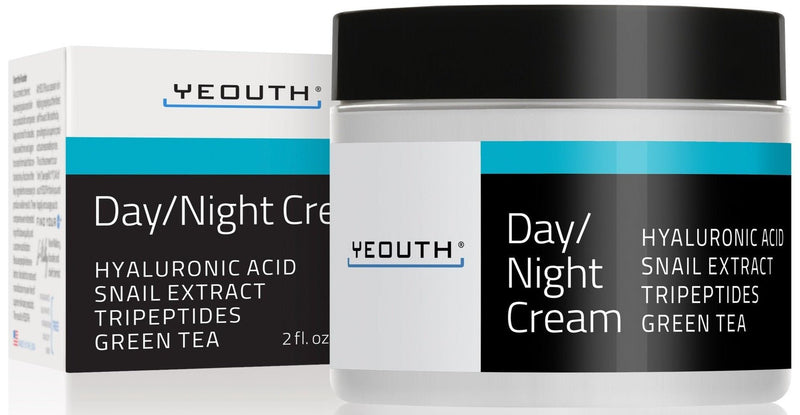 Yeouth Day & Night Cream With Hyaluronic Acid,snail Extract, Tripeptides, 2oz - MeStore - Yeouth