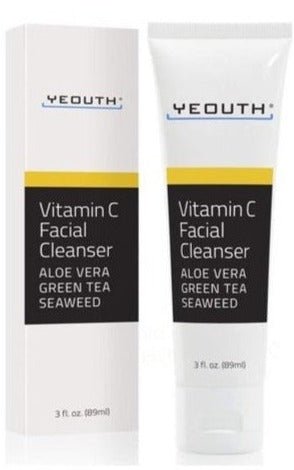 Yeouth Vitamin C Facial Cleanser With Aloe Vera, Green Tea & Seaweed Extract - MeStore - Yeouth