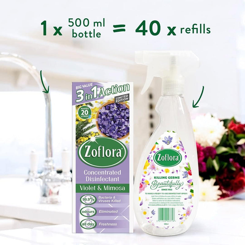 Zoflora 500Ml Violet & Mimosa - MeStore - Zoflora